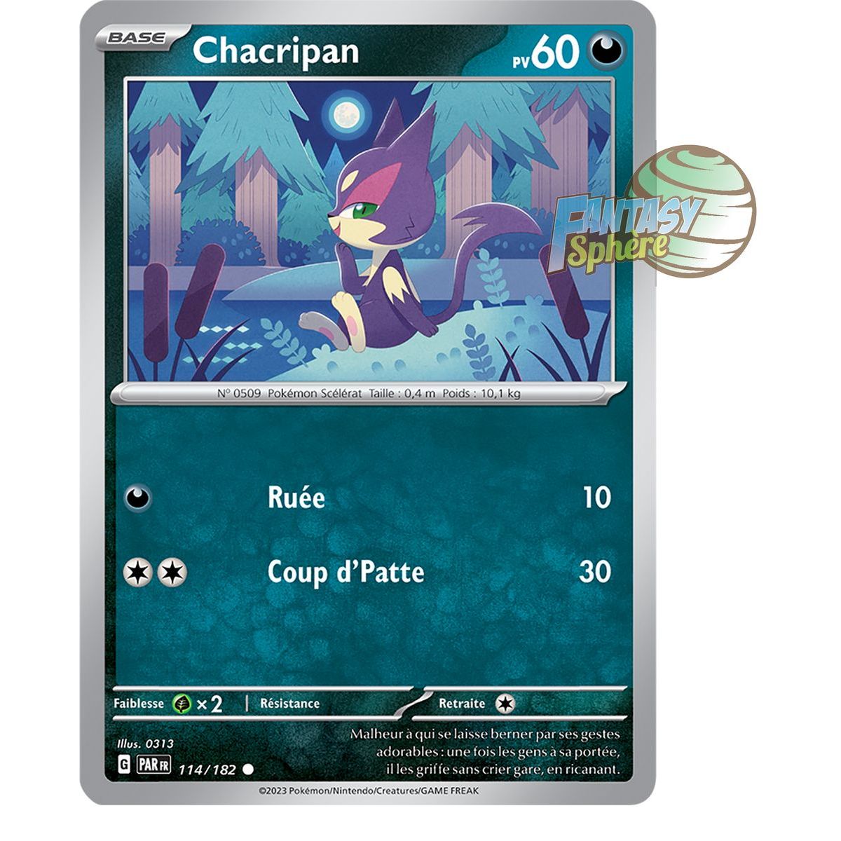 Chacripan - Reverse 114/182 - Scarlet and Violet Faille Paradox