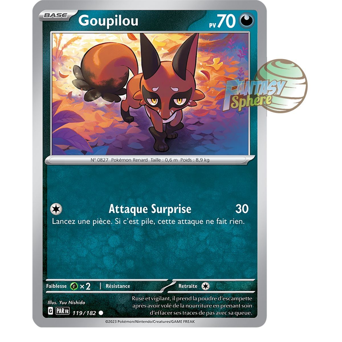 Goupilou - Reverse 119/182 - Scarlet and Violet Faille Paradox