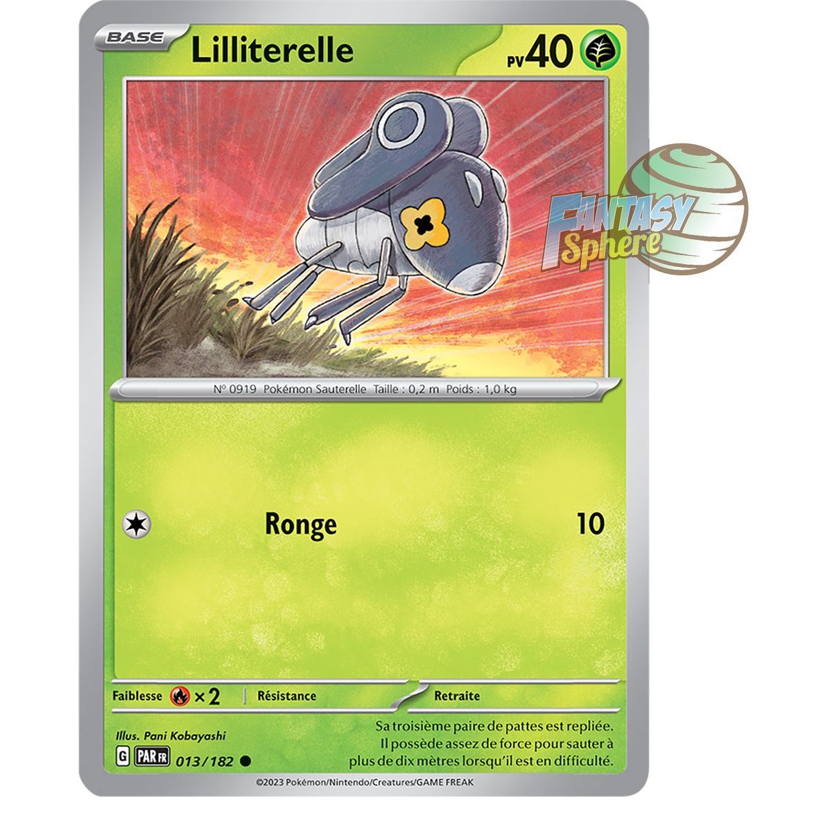 Lilliterelle - Reverse 13/182 - Scarlet and Violet Faille Paradox