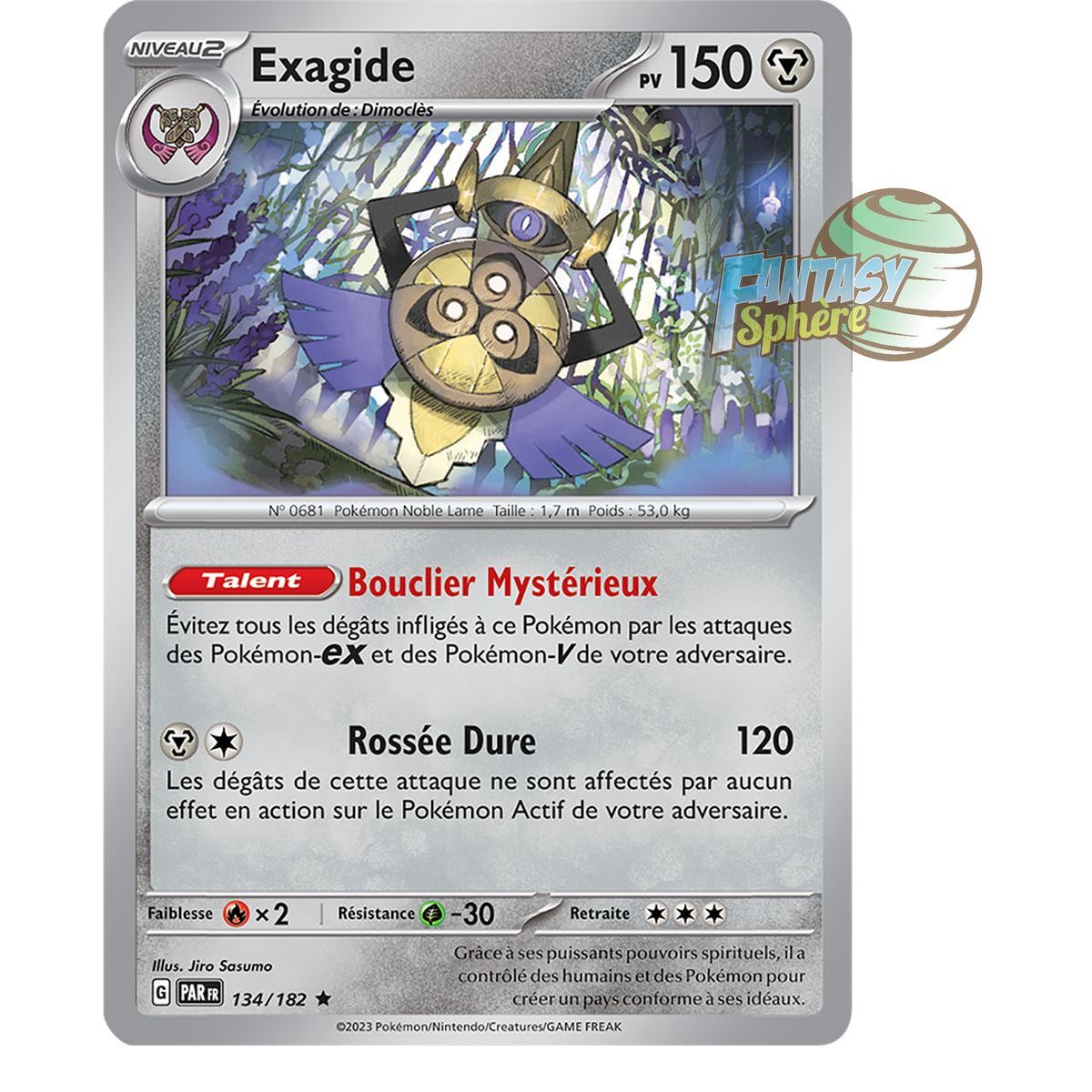 Exagide - Reverse 134/182 - Scarlet and Violet Paradox Rift