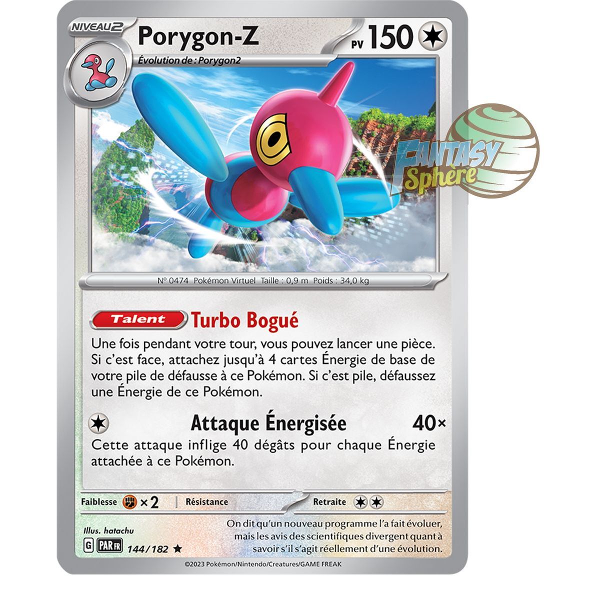 Item Porygon-Z - Reverse 144/182 - Scarlet and Violet Paradox Rift