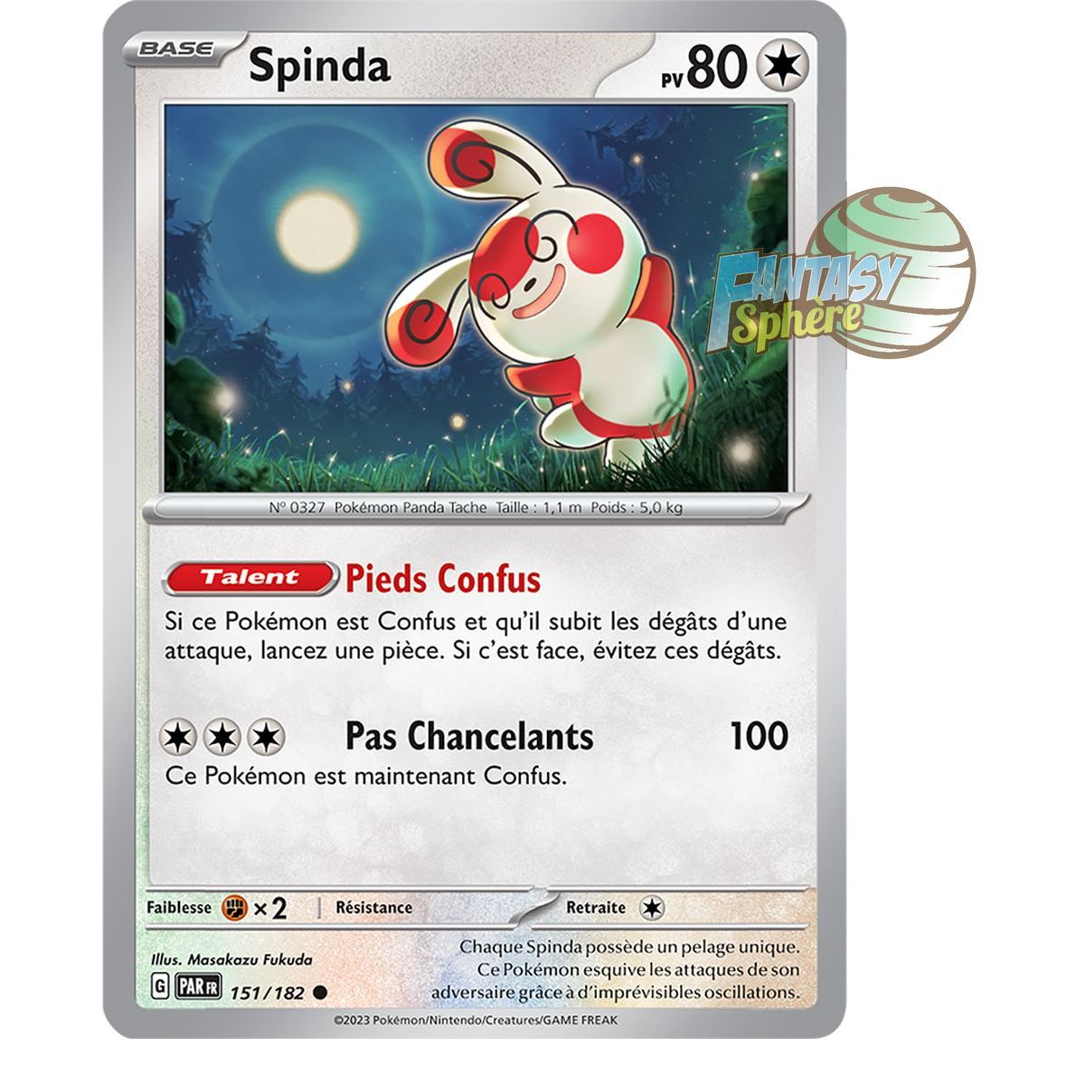 Spinda - Reverse 151/182 - Scarlet and Violet Faille Paradox