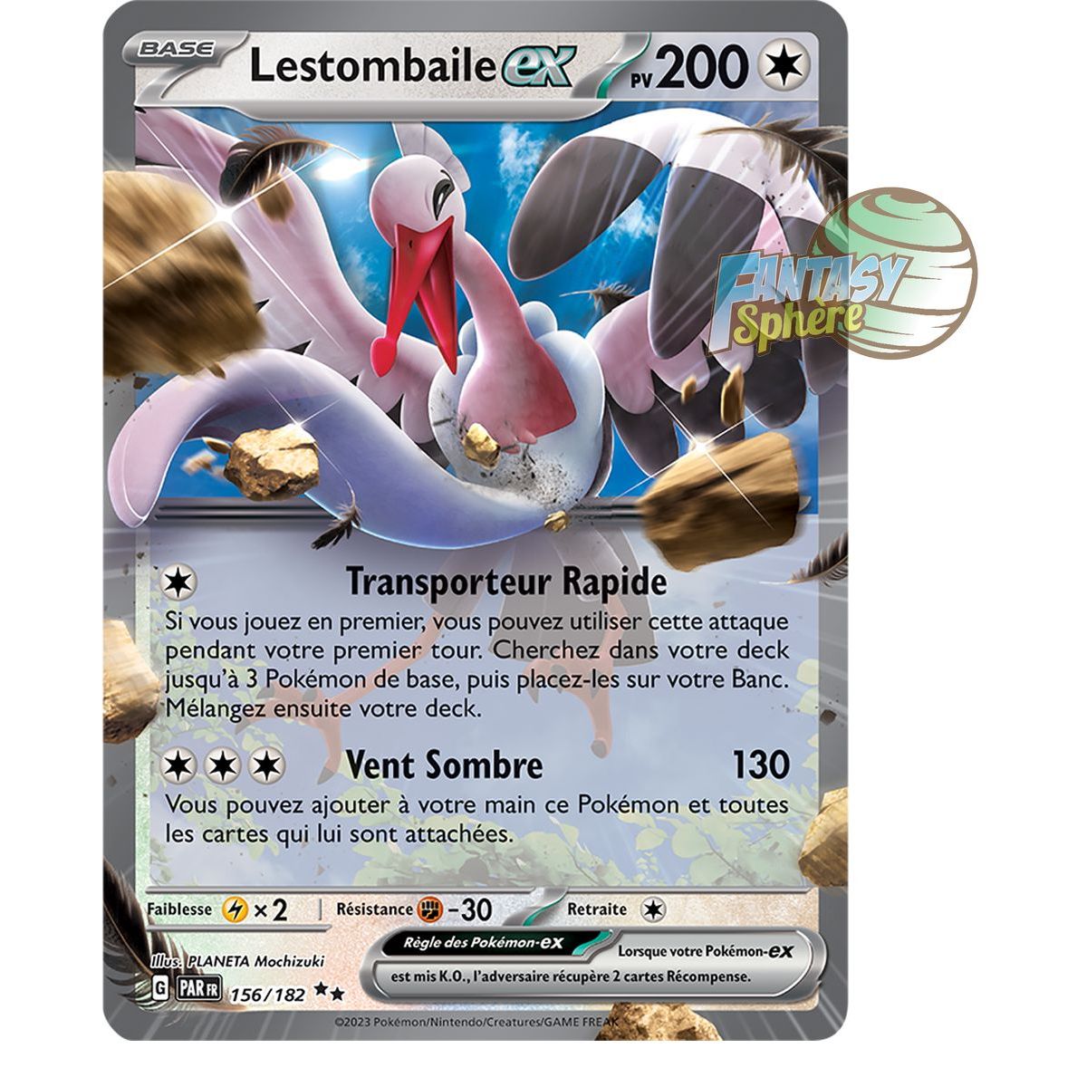 Lestombaile EX - Double Rare 156/182 - Scarlet and Violet Faille Paradox