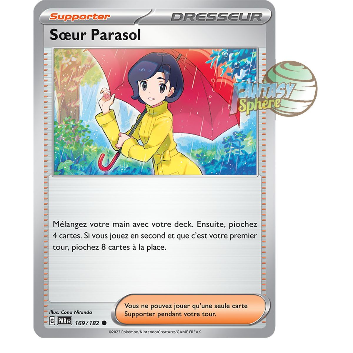 Sister Parasol - Reverse 169/182 - Scarlet and Violet Faille Paradox