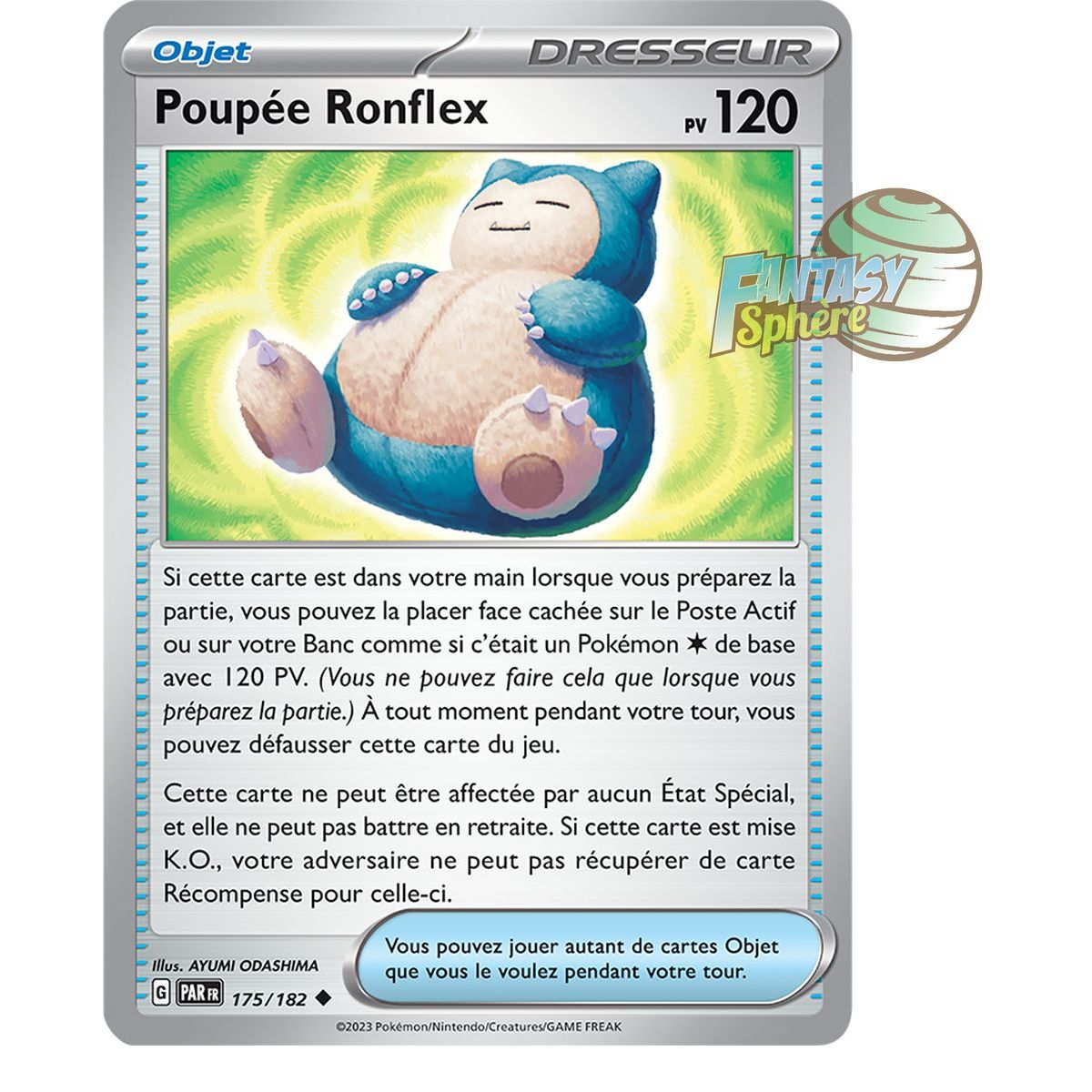 Snorlax Doll - Uncommon 175/182 - Scarlet and Violet Faille Paradox