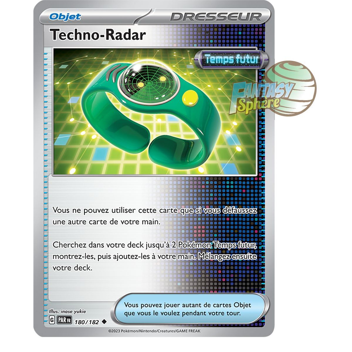 Techno-Radar - Uncommon 180/182 - Scarlet and Violet Faille Paradox