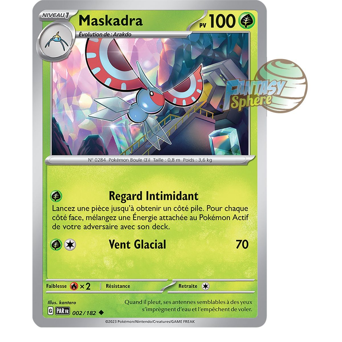 Item Maskadra - Reverse 2/182 - Scarlet and Violet Paradox Rift