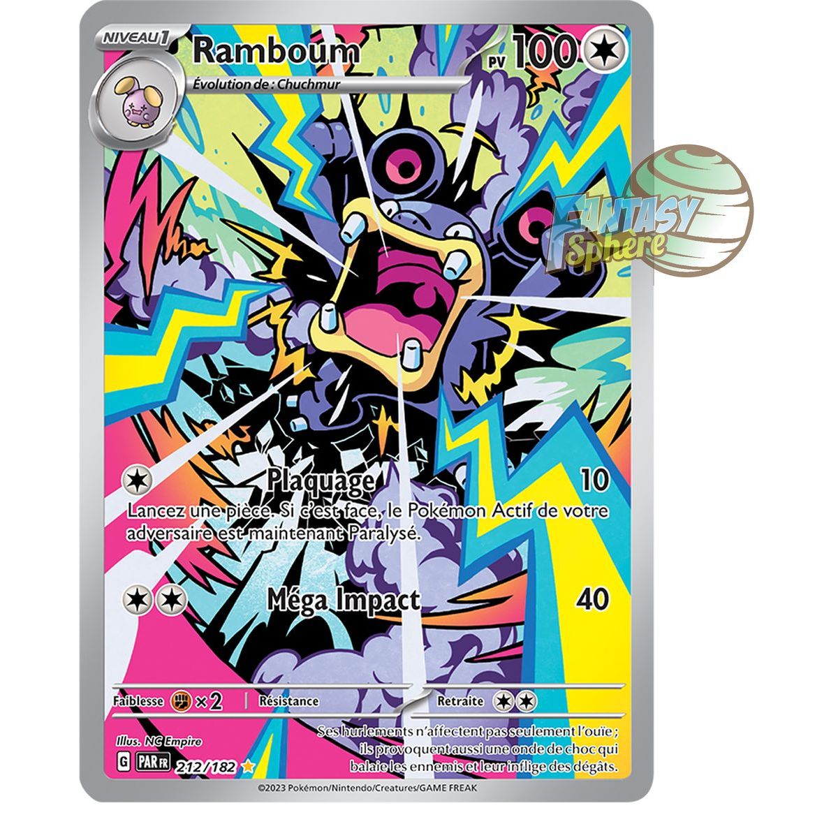 Ramboum - Rare Illustration 212/182 - Scarlet and Purple Faille Paradoxe