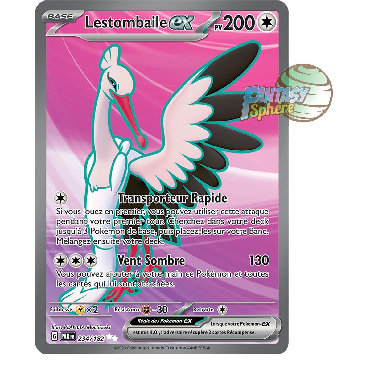 Lestombaile EX - Ultra Rare 234/182 - Scarlet and Violet Faille Paradox