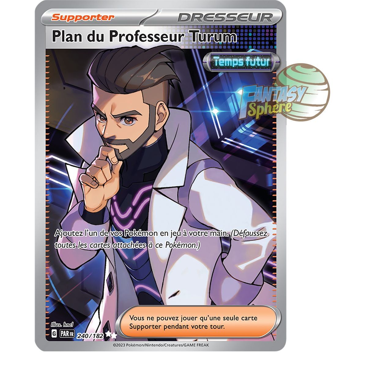 Professor Turum's Plan - Ultra Rare 240/182 - Scarlet and Purple Paradox Rift