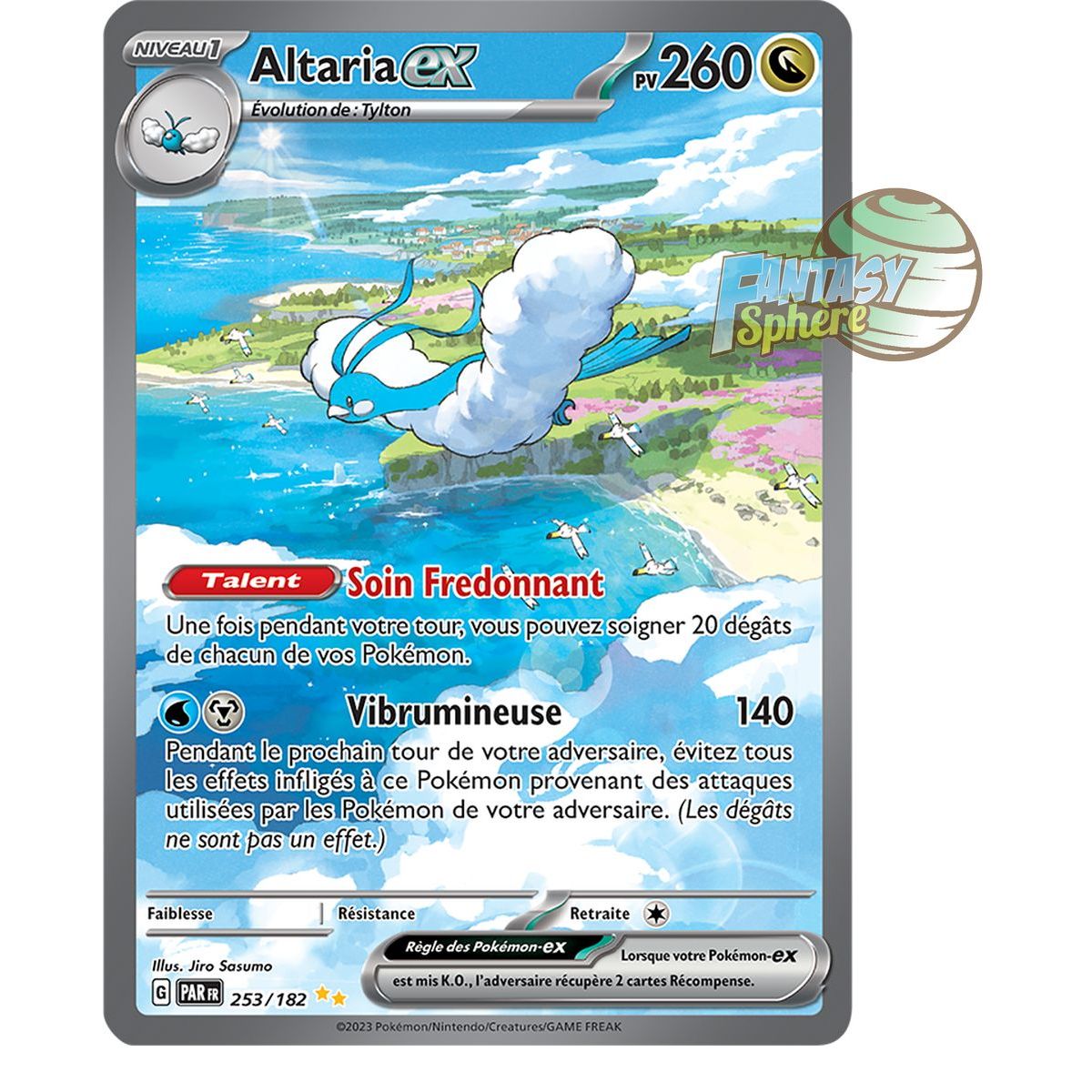 Altaria EX - Special Illustration Rare 253/182 - Scarlet and Violet Faille Paradox