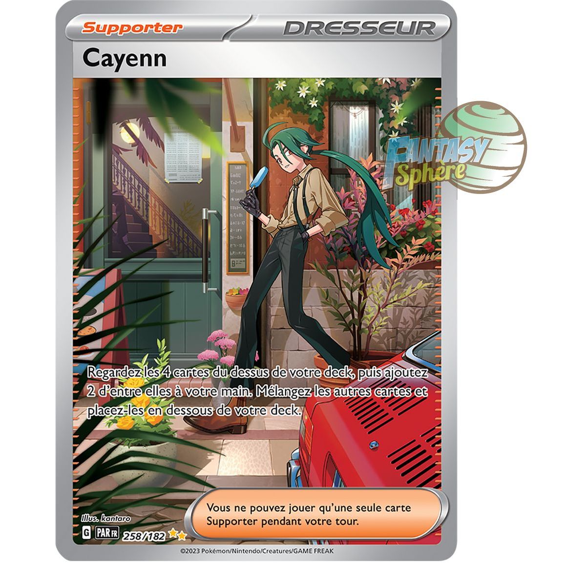 Cayenn - Special Illustration Rare 258/182 - Scarlet and Purple Paradox Fault