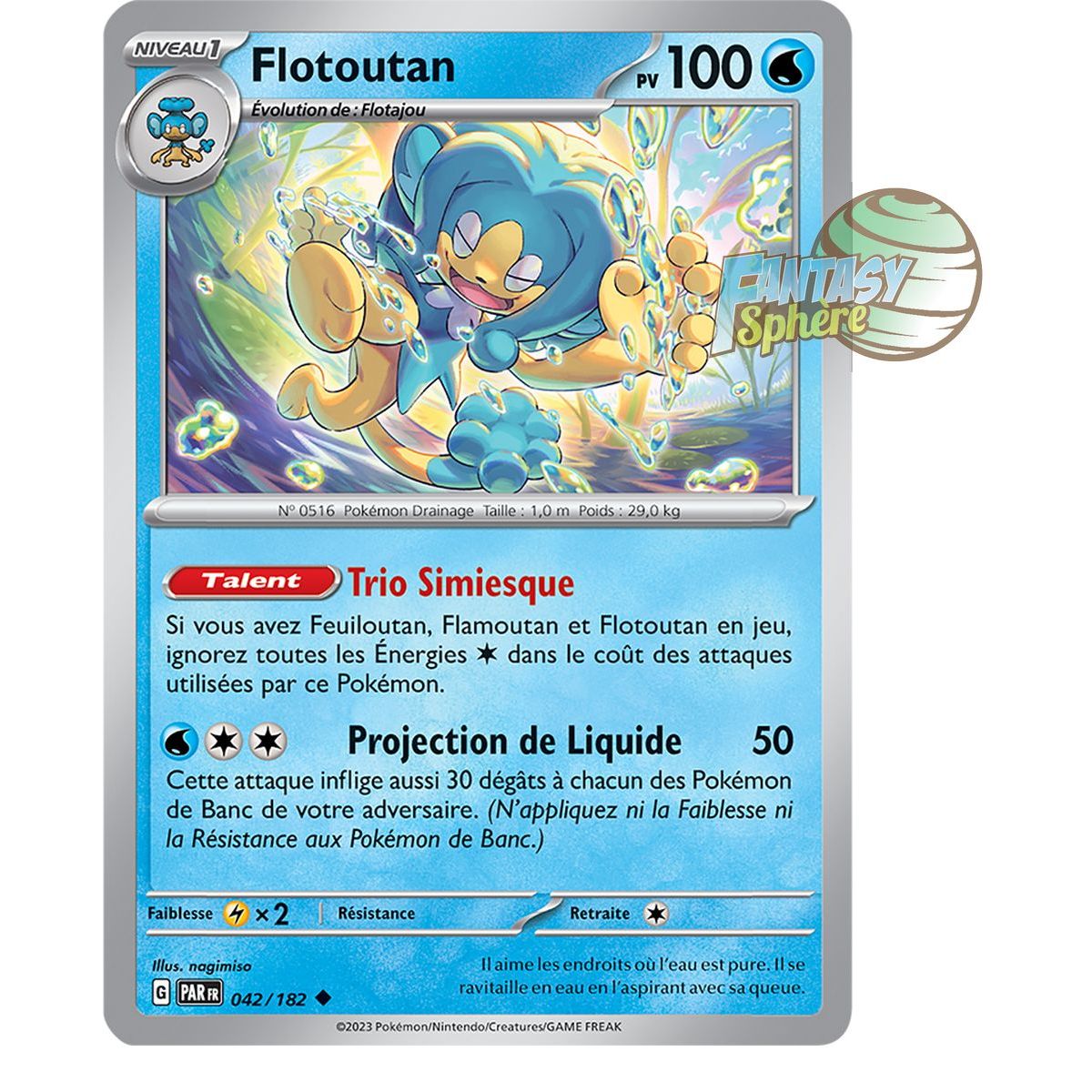 Item Flotoutan - Reverse 42/182 - Scarlet and Violet Faille Paradox