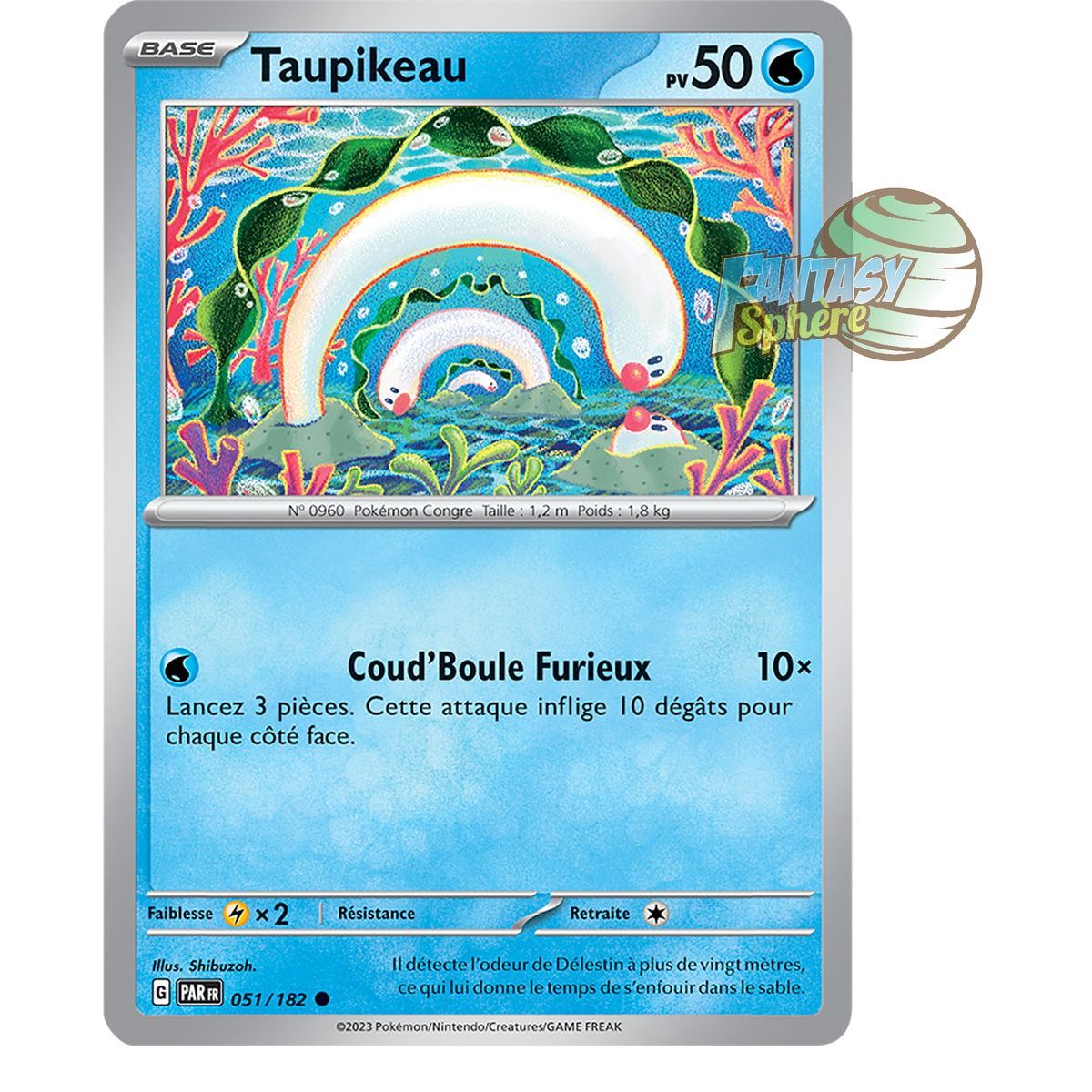 Taupikeau - Reverse 51/182 - Scarlet and Violet Faille Paradox