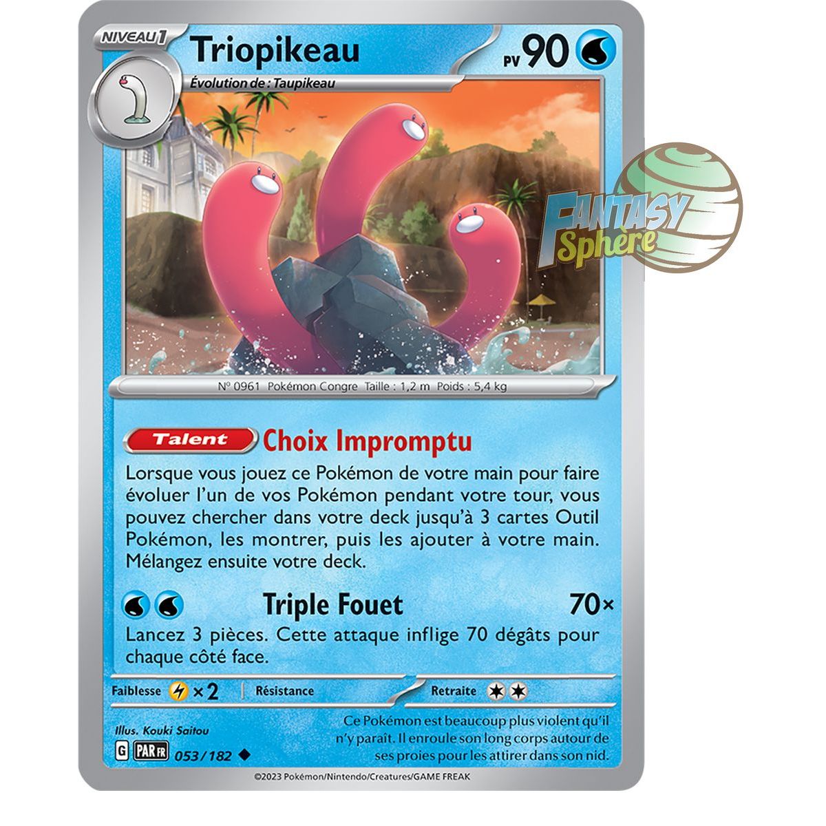 Triopikeau - Uncommon 53/182 - Scarlet and Violet Faille Paradox