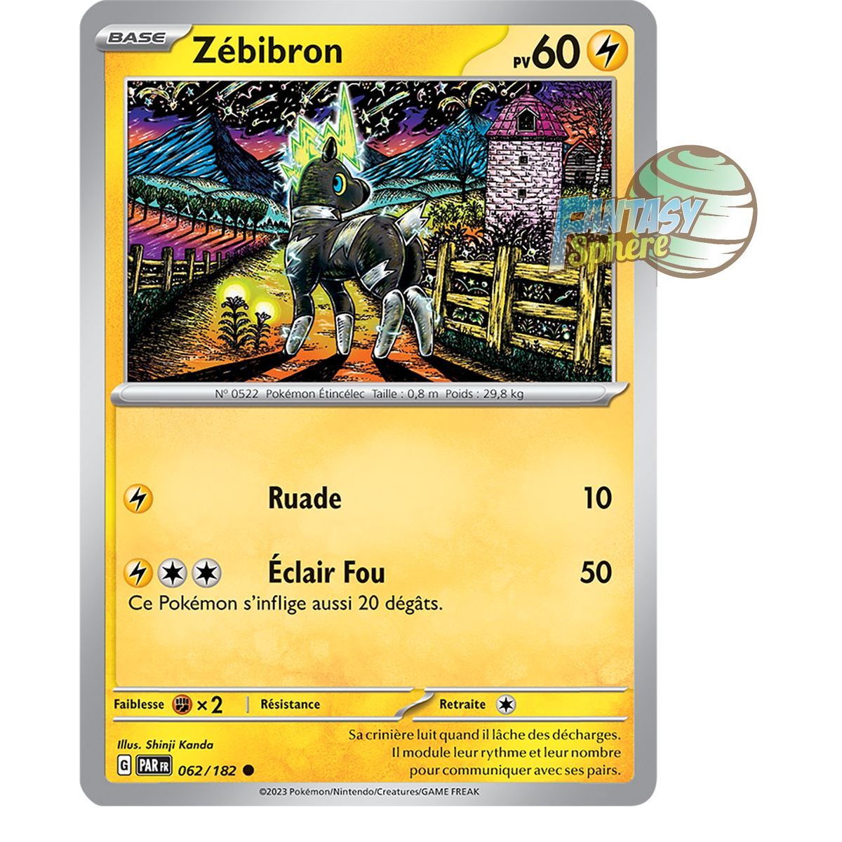 Zebibron - Reverse 62/182 - Scarlet and Violet Faille Paradox