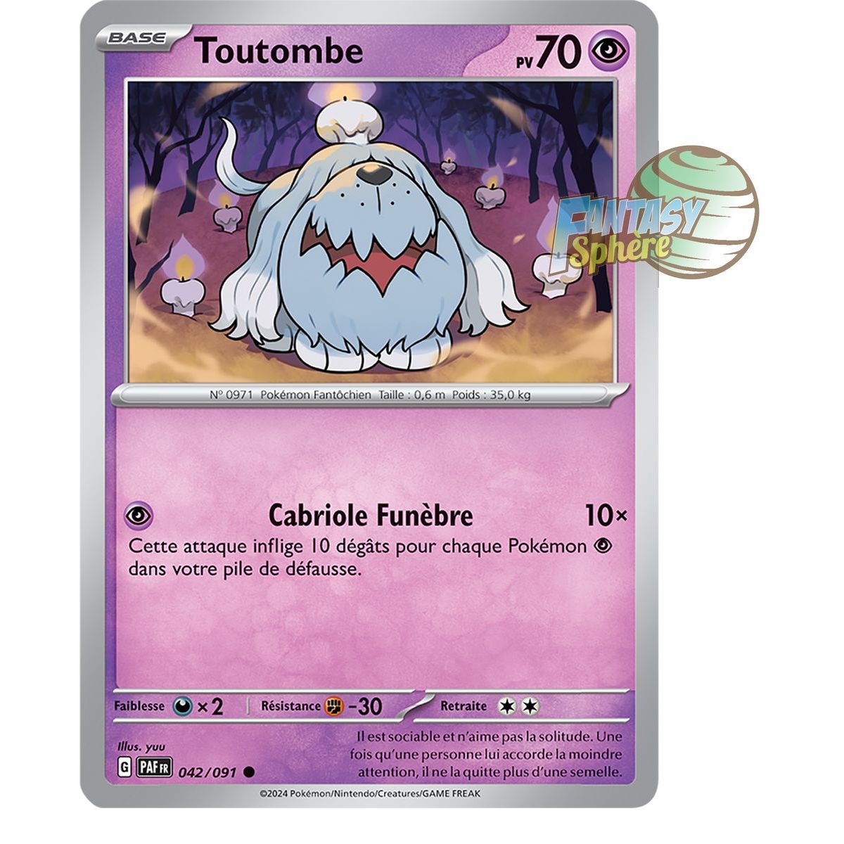 Toutombe - Reverse 42/91 - Scarlet and Purple Destinies of Paldea