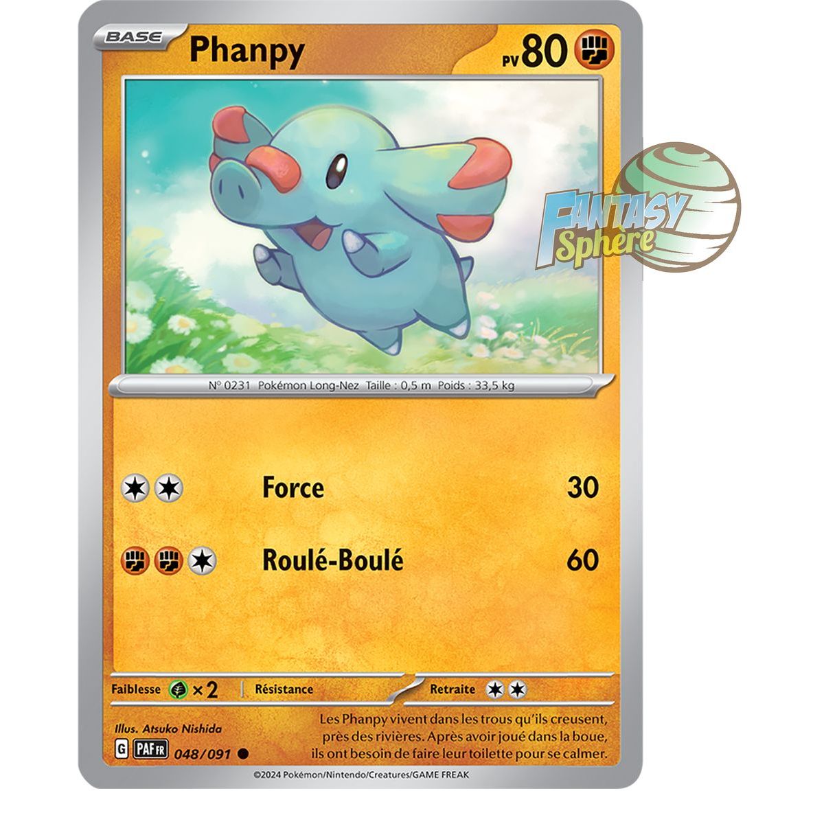 Phanpy - Reverse 48/91 - Scarlet and Purple Destinies of Paldea