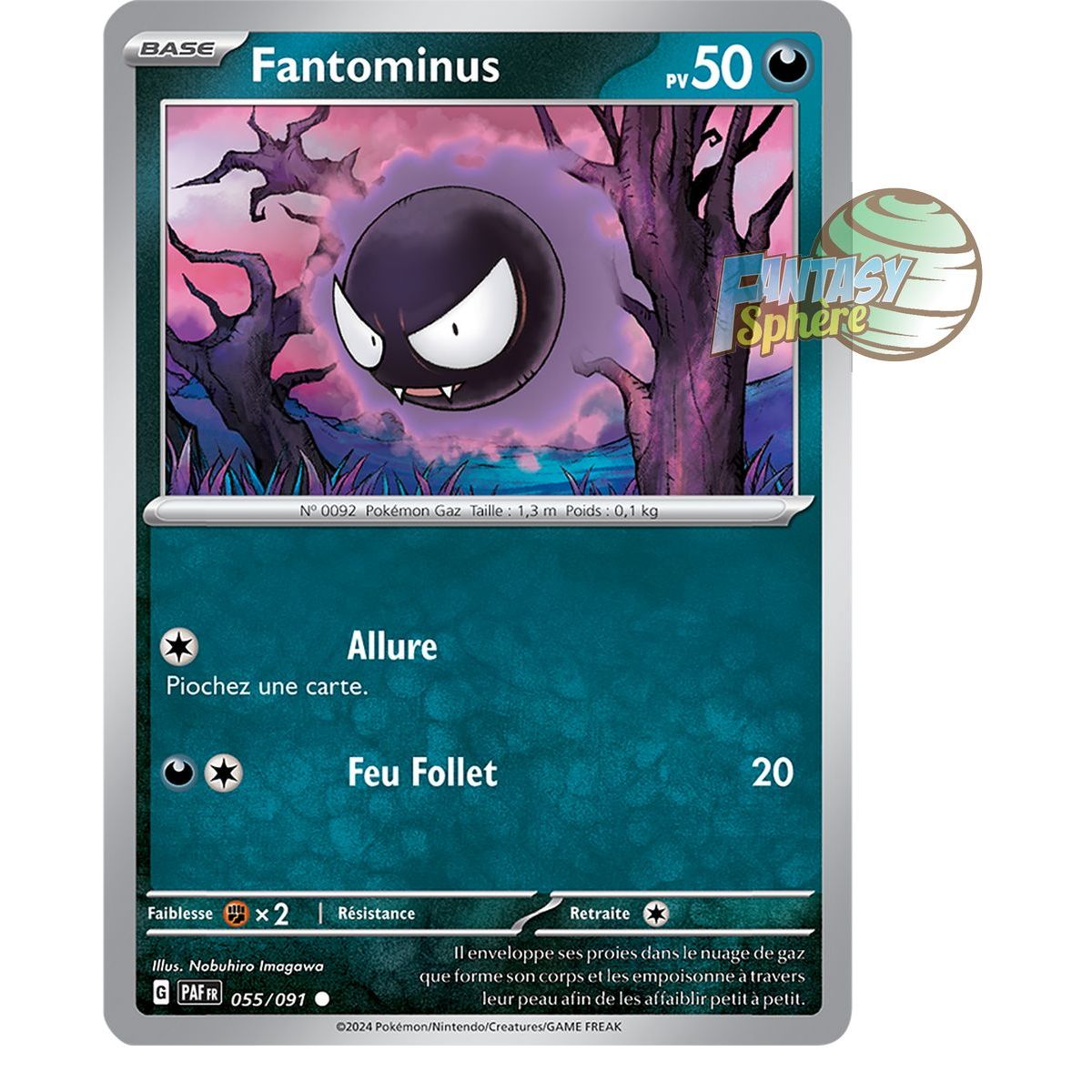 Fantominus - Reverse 55/91 - Scarlet and Purple Destinies of Paldea