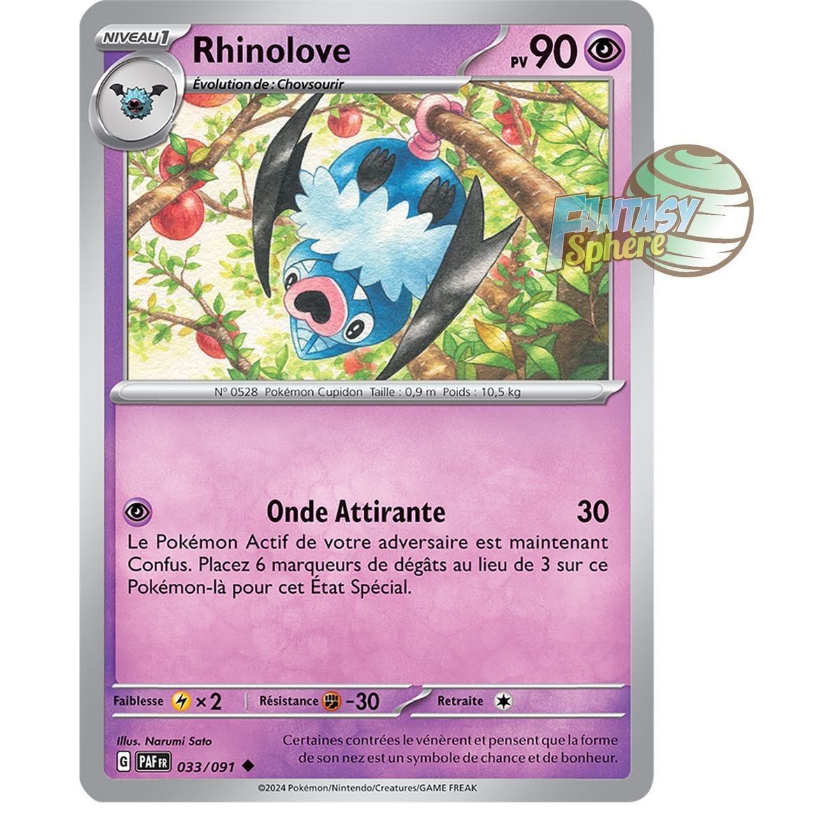 Rhinolove - Reverse 33/91 - Scarlet and Violet Destinies of Paldea