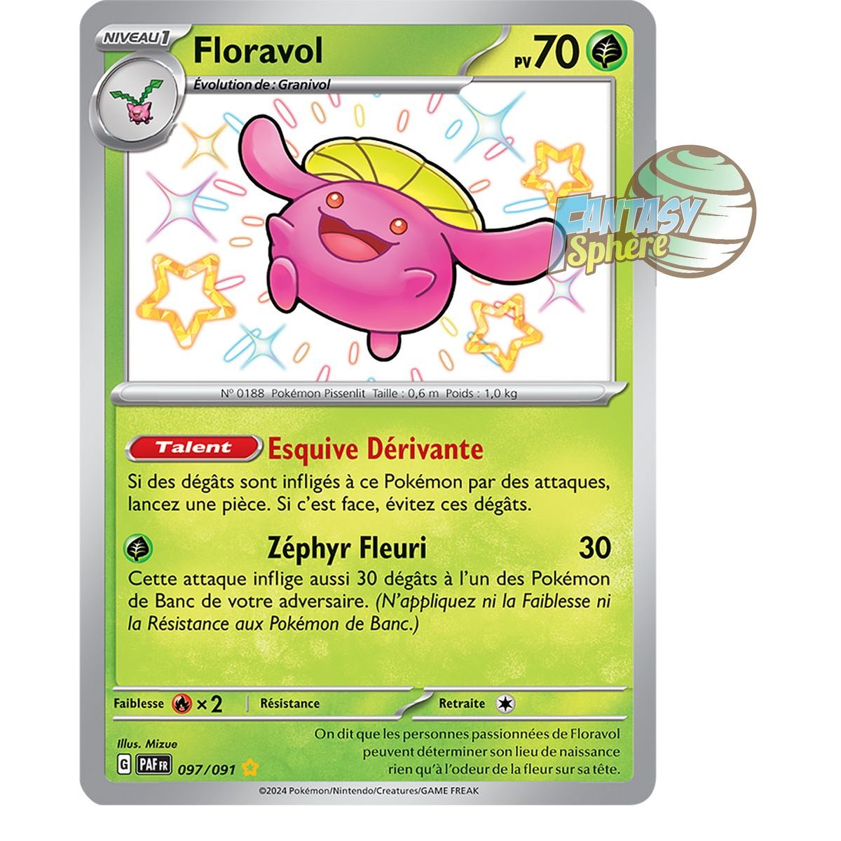 Floravol - Shiny Rare 97/91 - Scarlet and Purple Destinies of Paldea