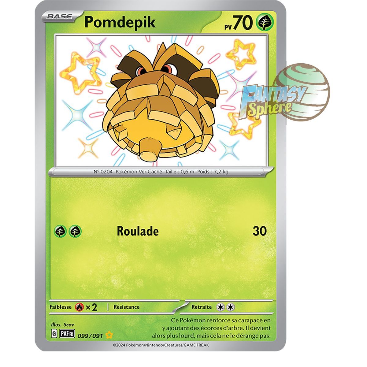 Pomdepik - Shiny Rare 99/91 - Scarlet and Purple Destinies of Paldea