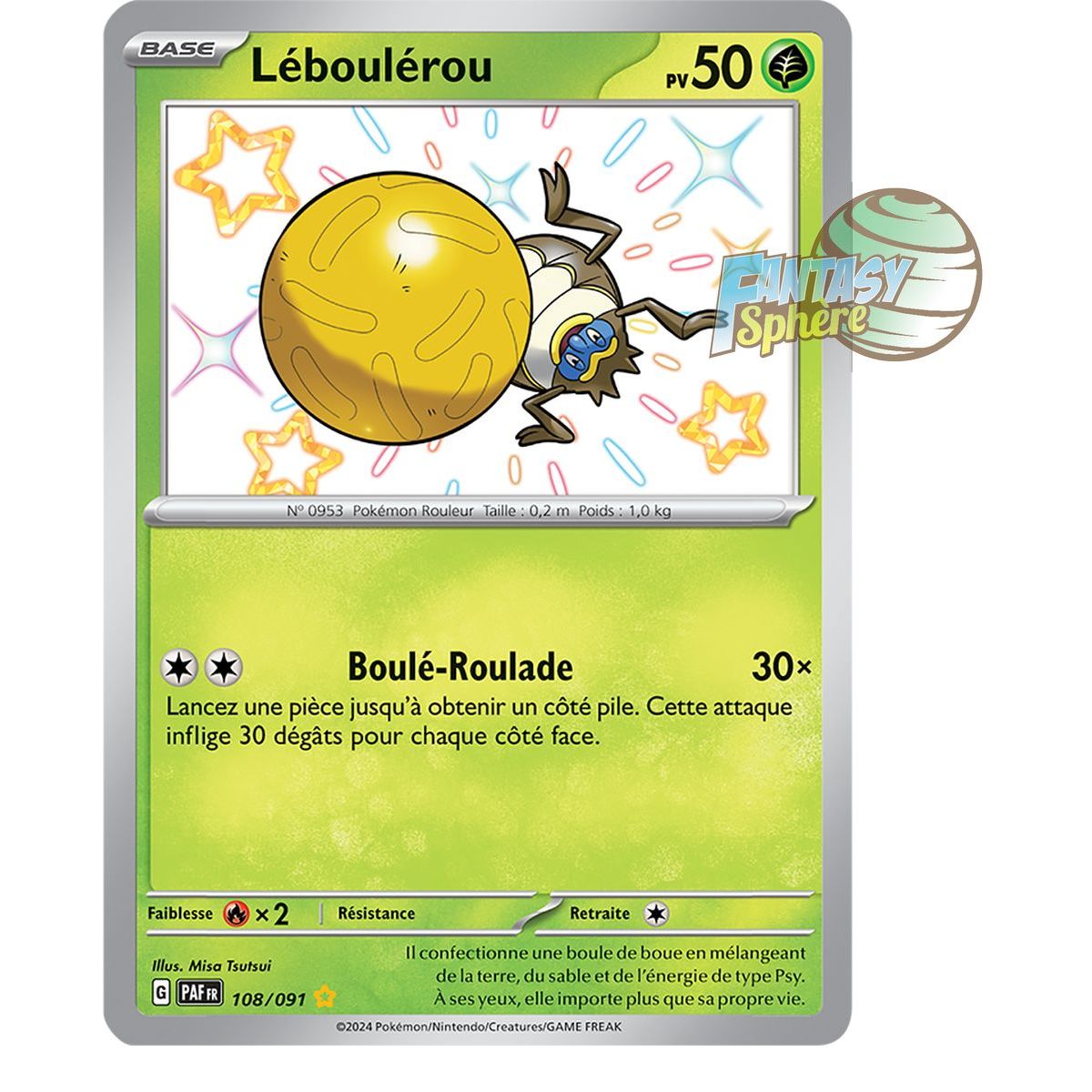 Léboulérou - Shiny Rare 108/91 - Scarlet and Purple Destinies of Paldea