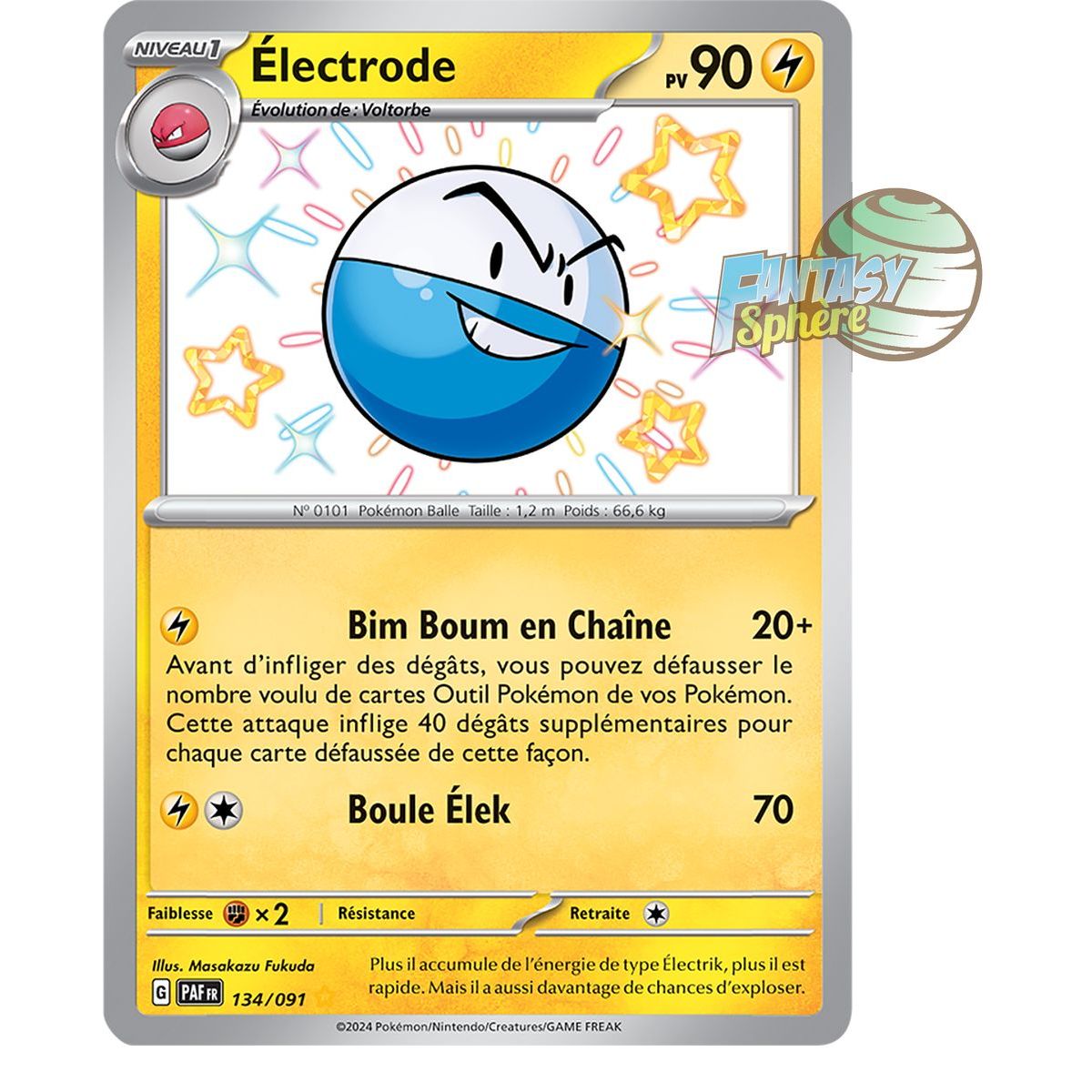 Electrode - Shiny Rare 134/91 - Scarlet and Purple Paldea Destinies