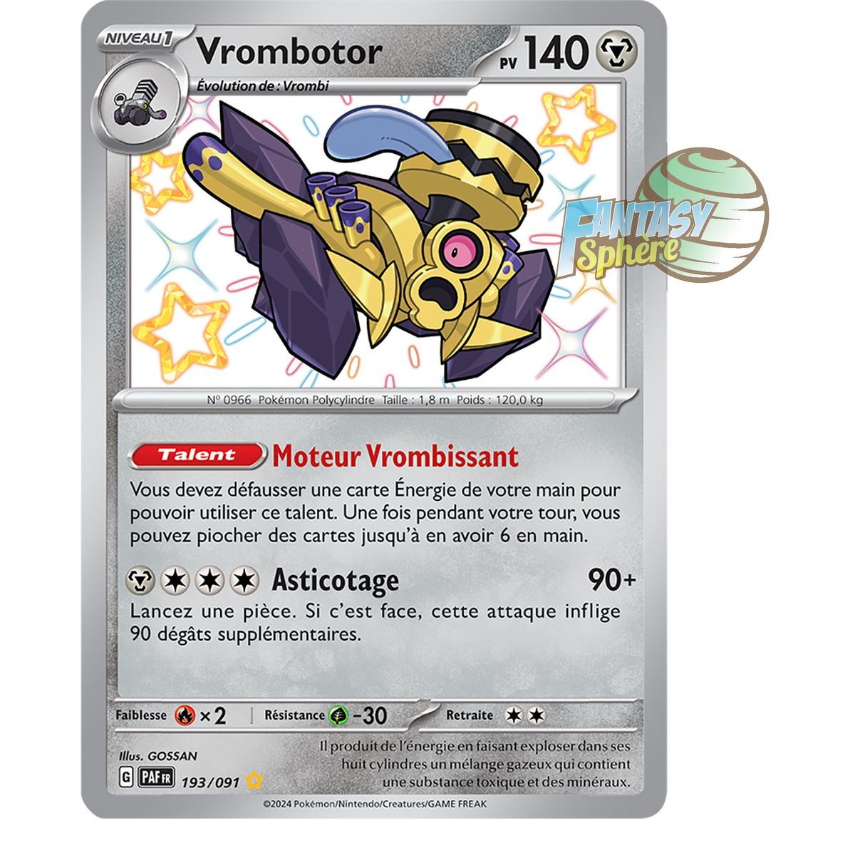 Vrombator - Shiny Rare 193/91 - Scarlet and Purple Destinies of Paldea