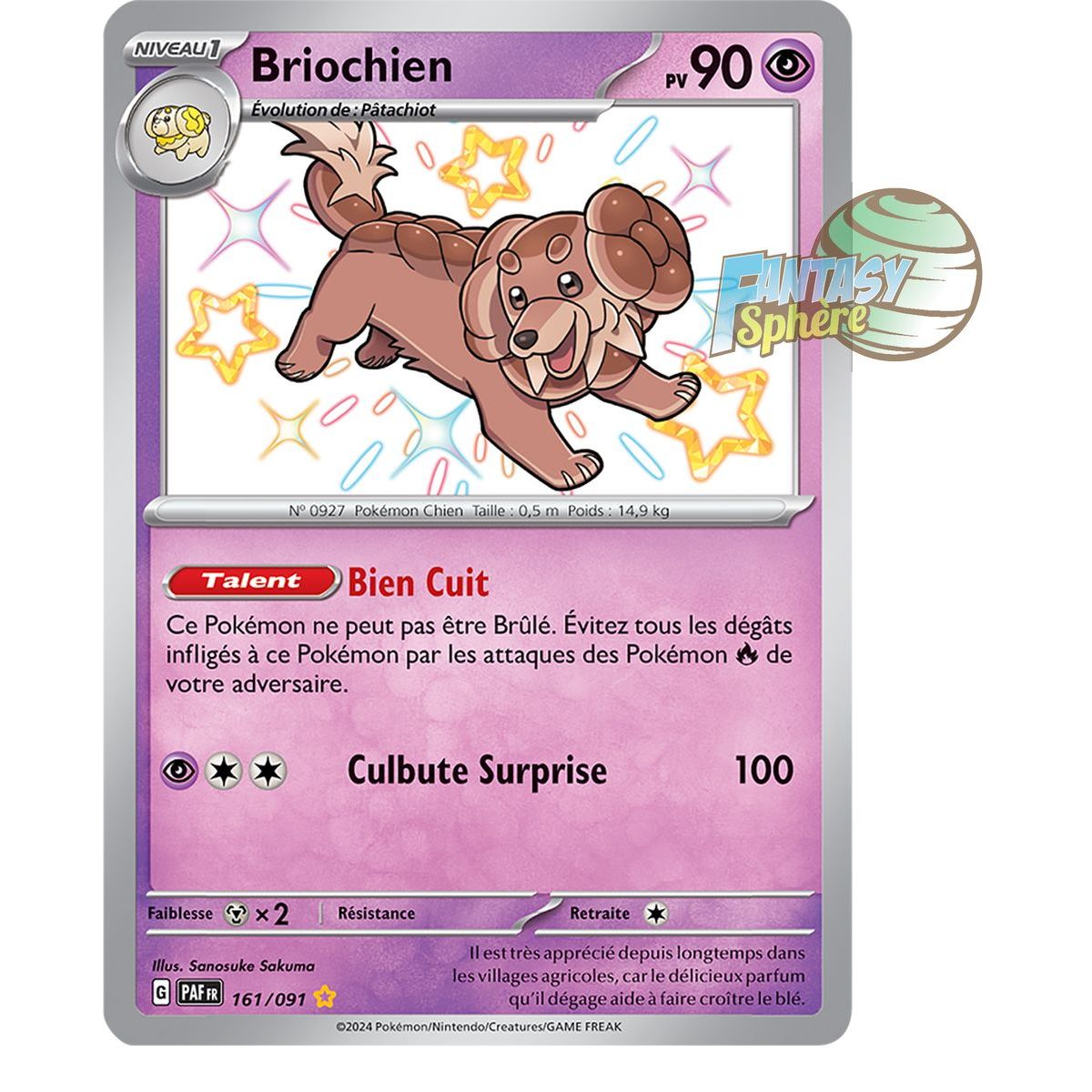 Briochien - Shiny Rare 161/91 - Scarlet and Purple Destinies of Paldea