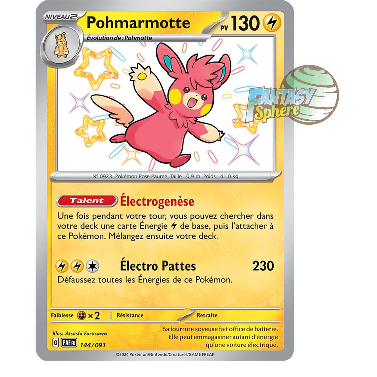 Pohmarmotte - Shiny Rare 144/91 - Scarlet and Purple Destinies of Paldea