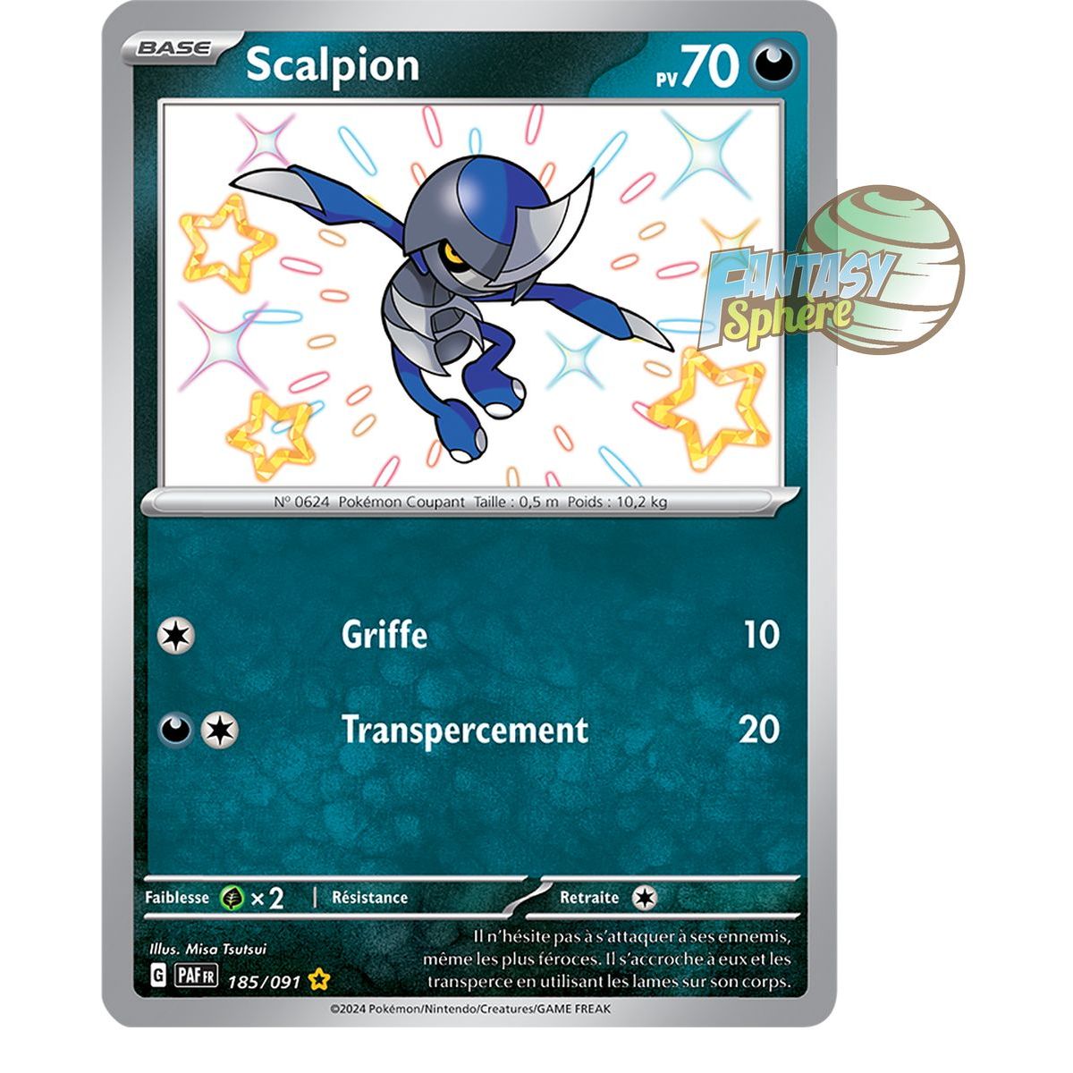 Scalpion - Shiny Rare 185/91 - Scarlet and Purple Destinies of Paldea
