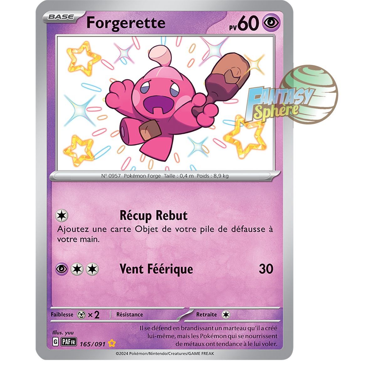 Forgerette - Shiny Rare 165/91 - Scarlet and Purple Destinies of Paldea