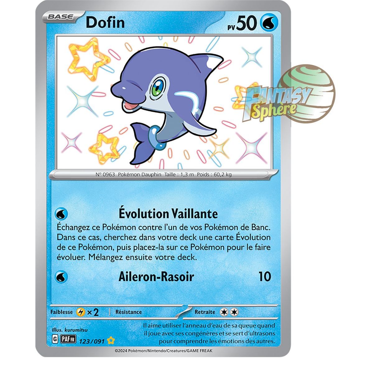 Dofin - Shiny Rare 123/91 - Scarlet and Purple Destinies of Paldea