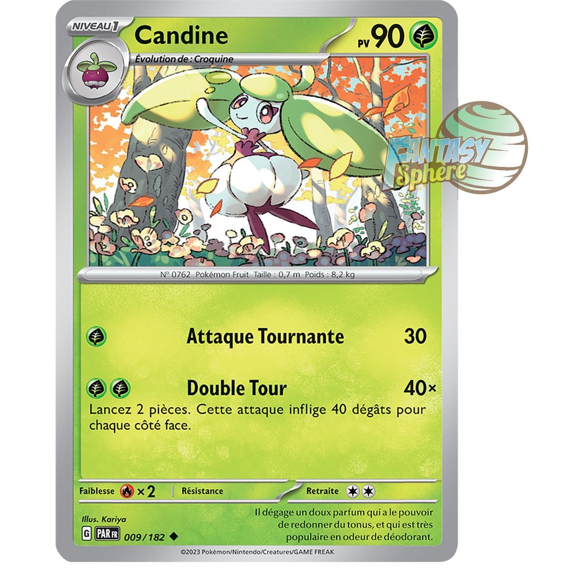 Candine - Uncommon 9/182 - Scarlet and Violet Faille Paradox