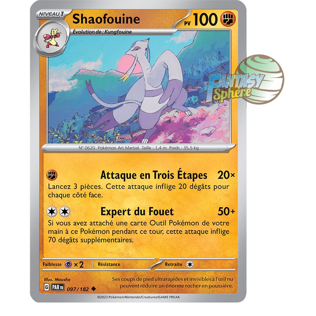 Shaofouine - Uncommon 97/182 - Scarlet and Violet Paradox Rift