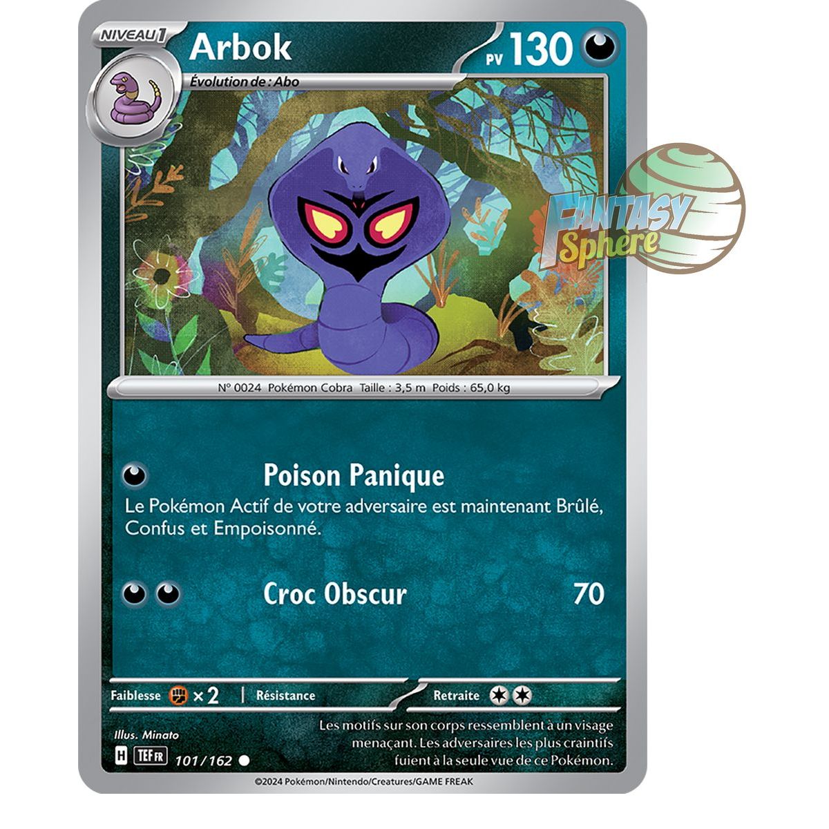 Item Arbok - Commune 101/162 - Scarlet and Violet Temporal Forces