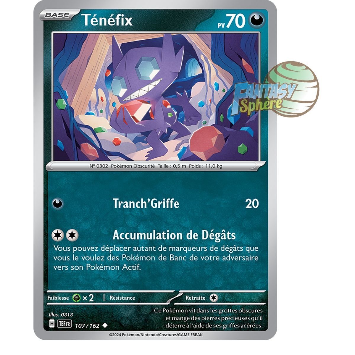 Item Ténéfix - Reverse 107/162 - Scarlet and Violet Temporal Forces