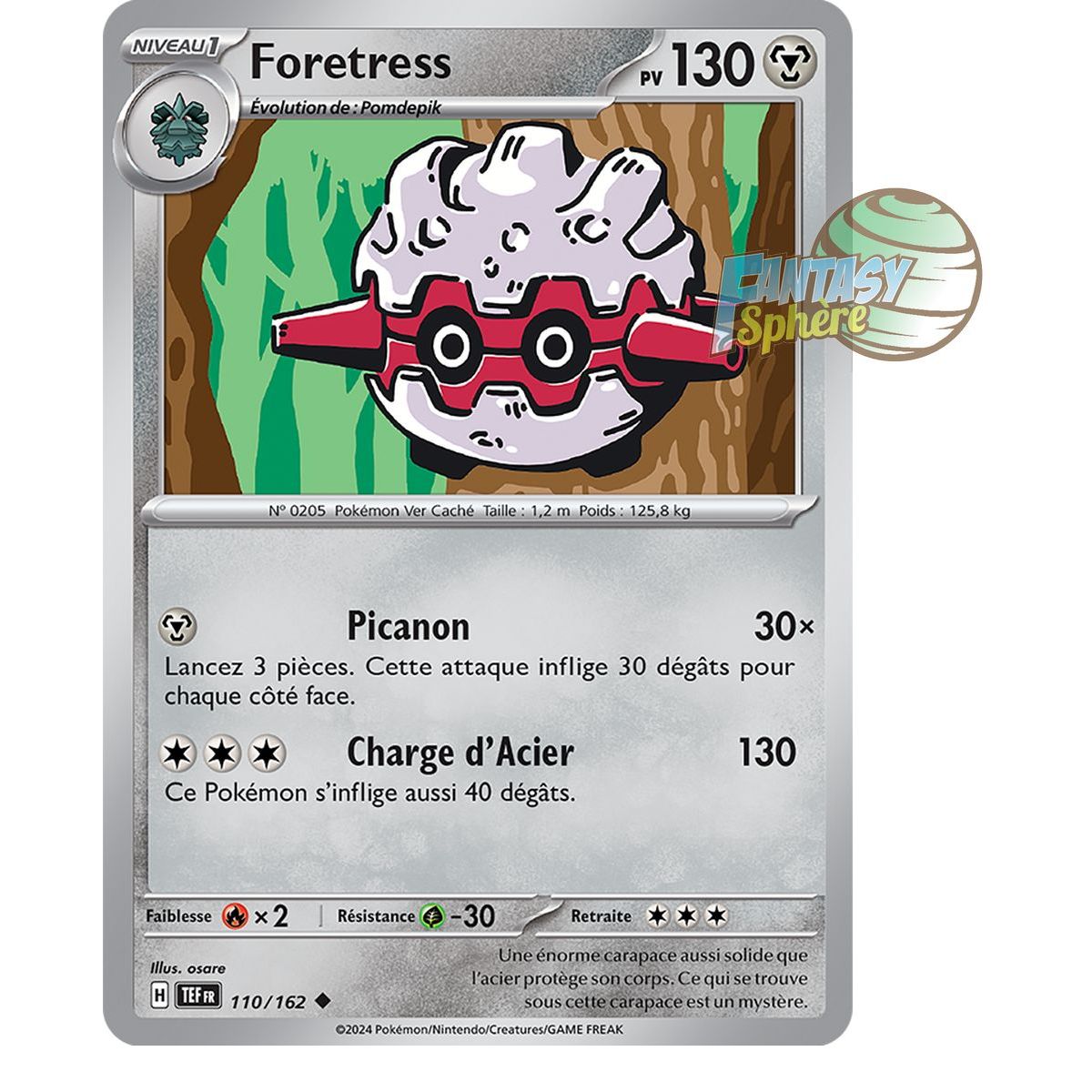 Foretress - Uncommon 110/162 - Scarlet and Violet Temporal Forces