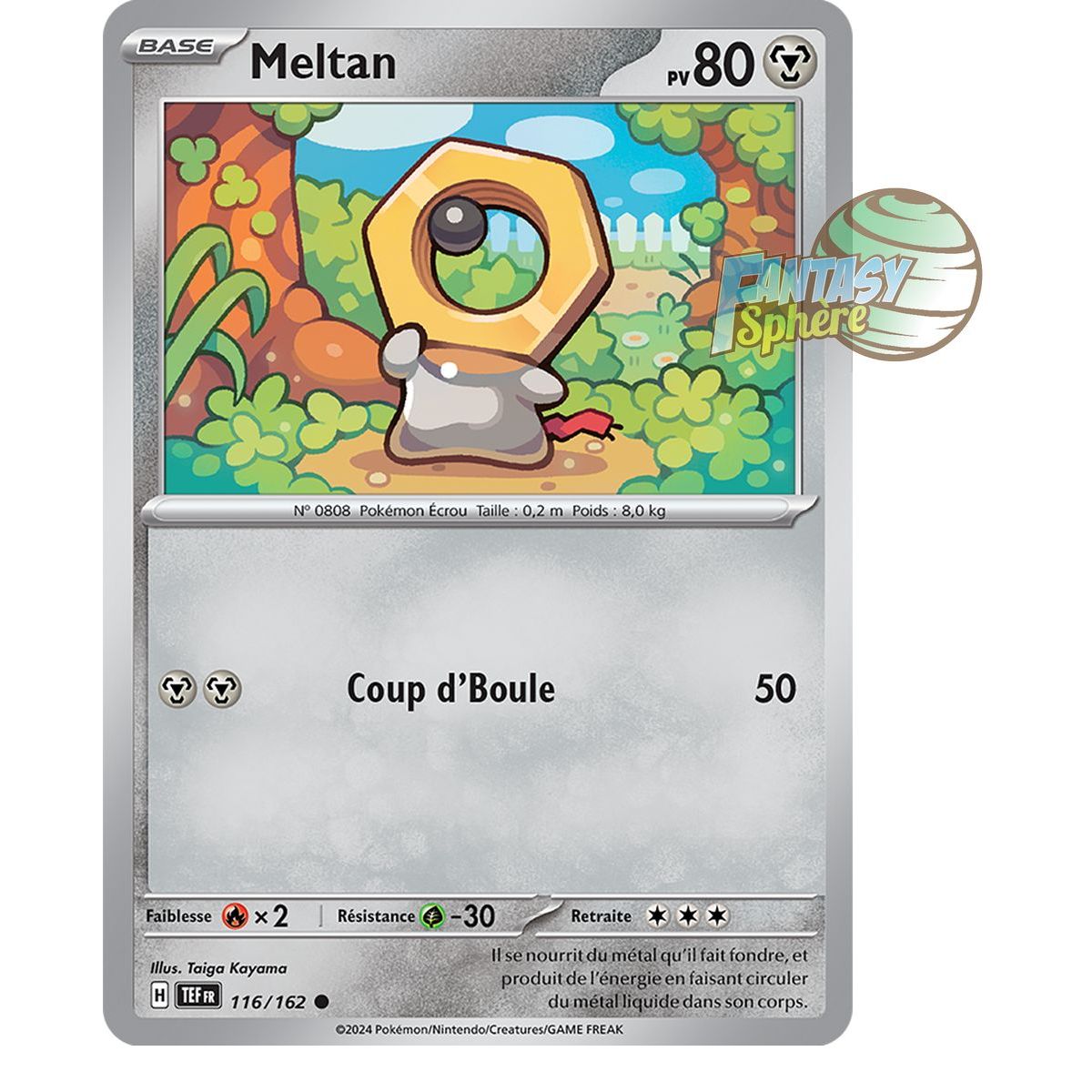 Item Meltan - Commune 116/162 - Scarlet and Violet Temporal Forces