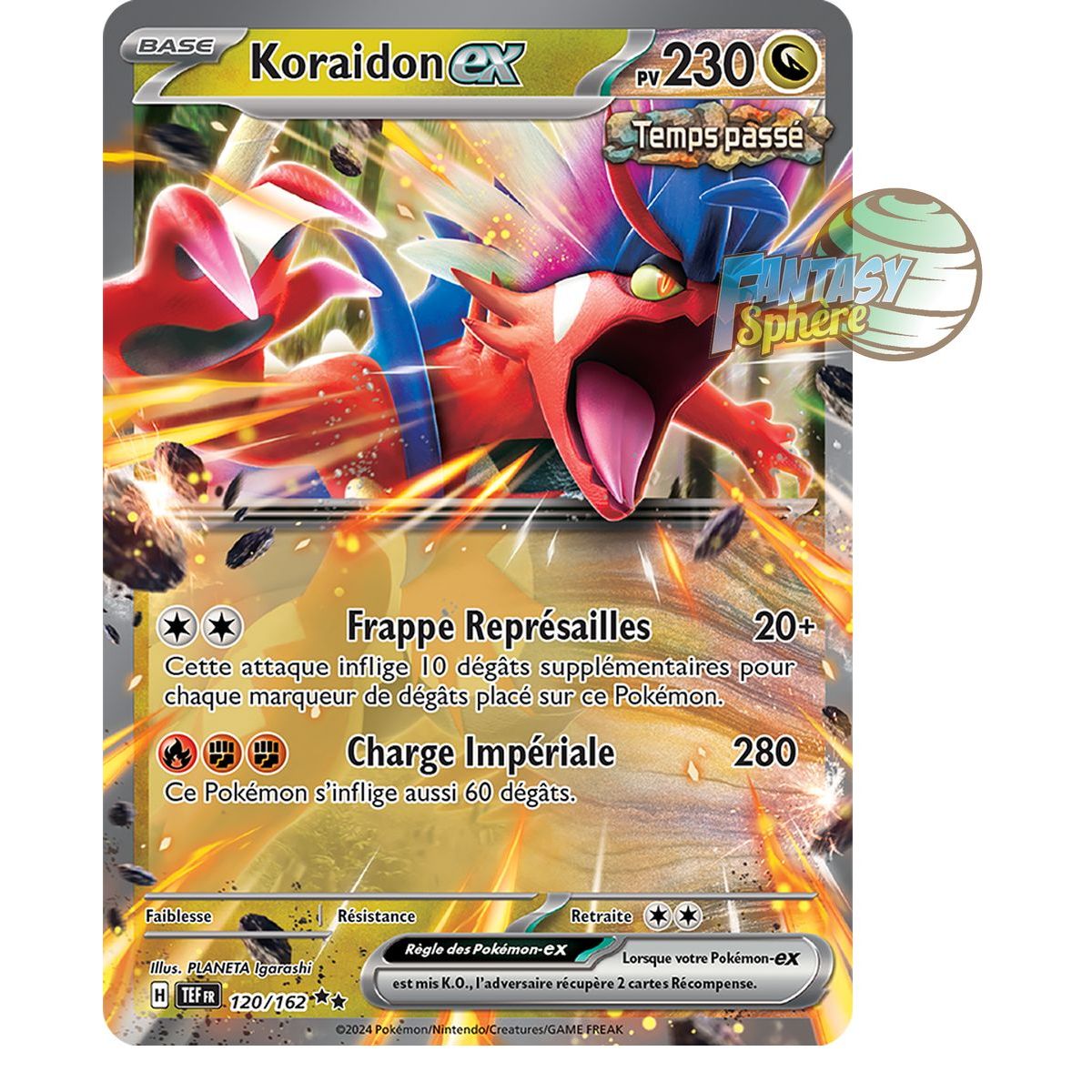 Item Koraidon EX - Double Rare 120/162 - Scarlet and Violet Temporal Forces