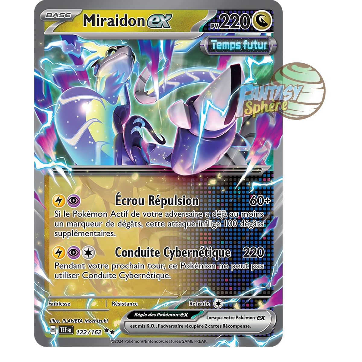 Miraidon EX - Double Rare 122/162 - Scarlet and Violet Temporal Forces