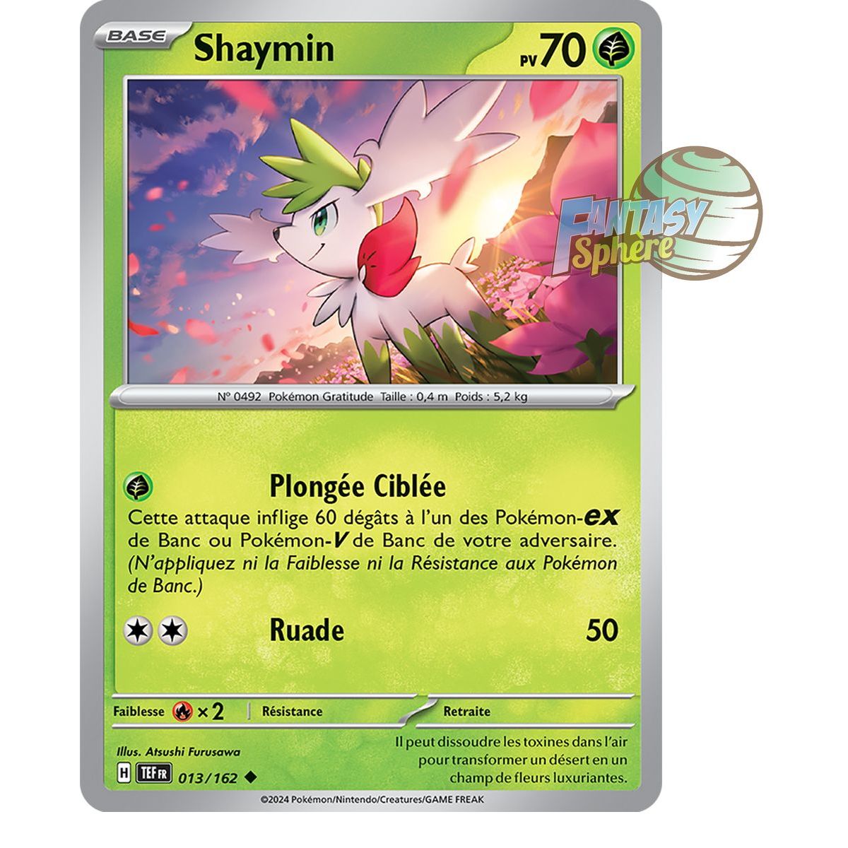 Shaymin - Uncommon 13/162 - Scarlet and Violet Temporal Forces