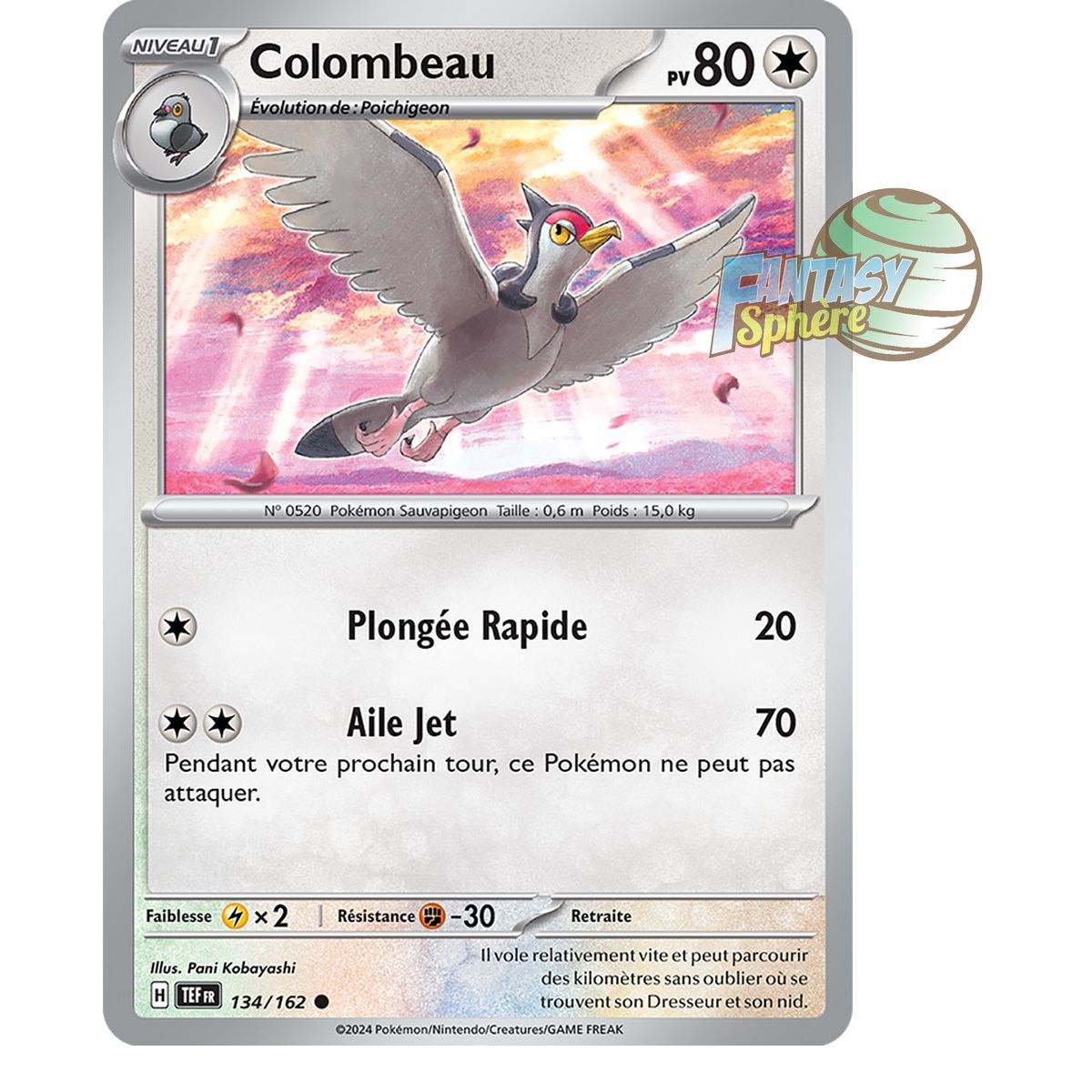 Colombeau - Reverse 134/162 - Scarlet and Violet Temporal Forces