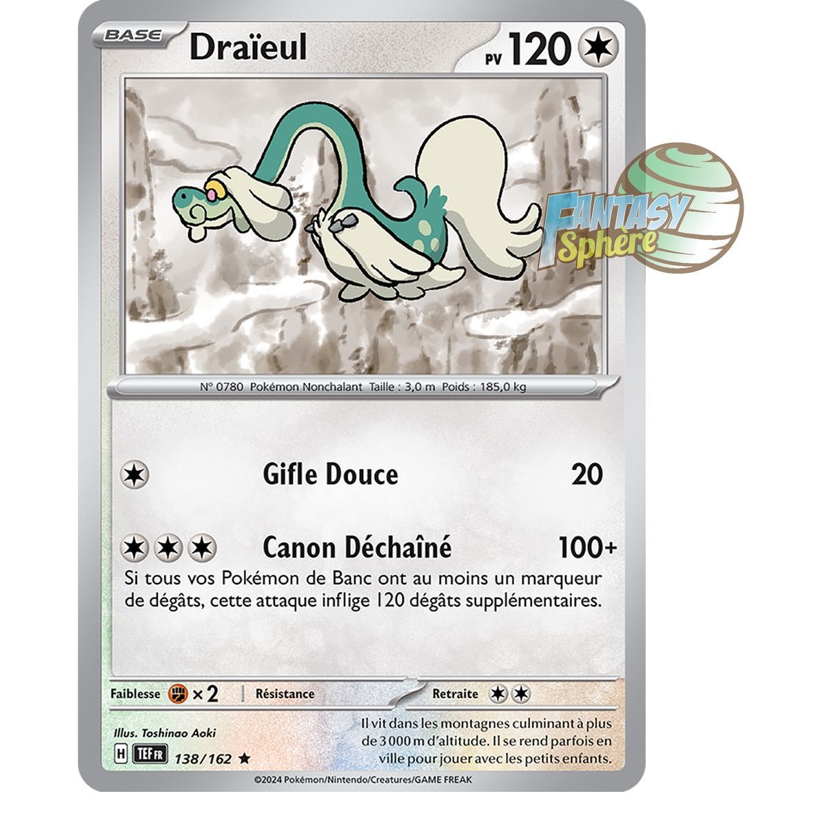 Draïeul - Holo Rare 138/162 - Scarlet and Violet Temporal Forces