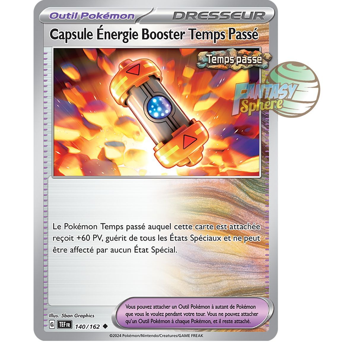 Passed Time Booster Energy Capsule - Uncommon 140/162 - Scarlet and Violet Temporal Forces