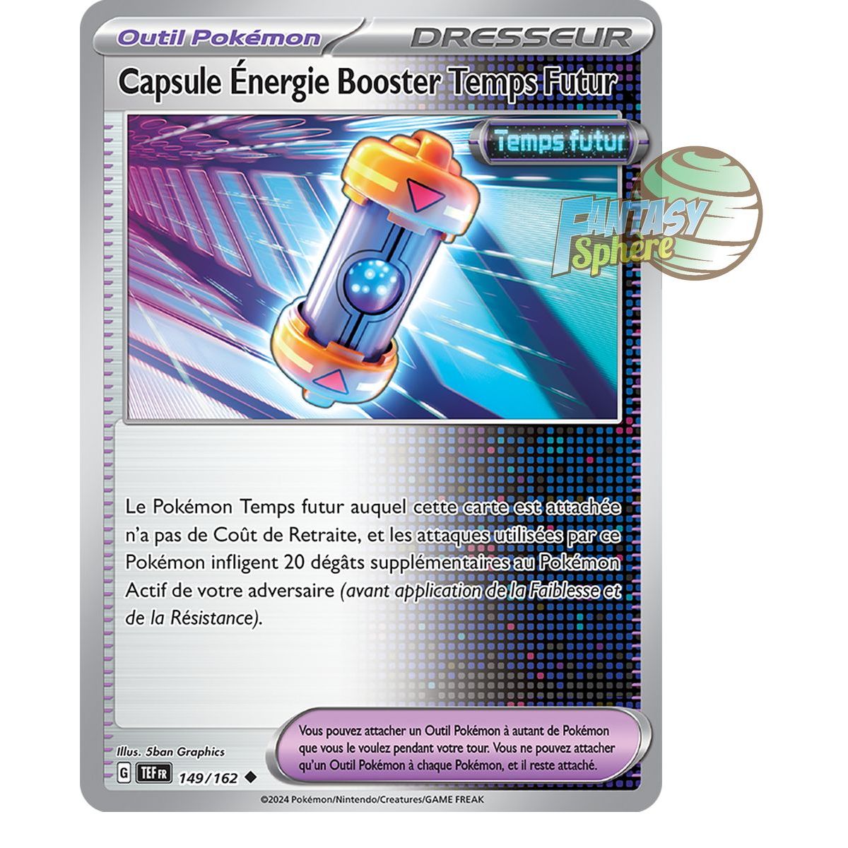 Future Time Booster Energy Capsule - Uncommon 149/162 - Scarlet and Violet Temporal Forces