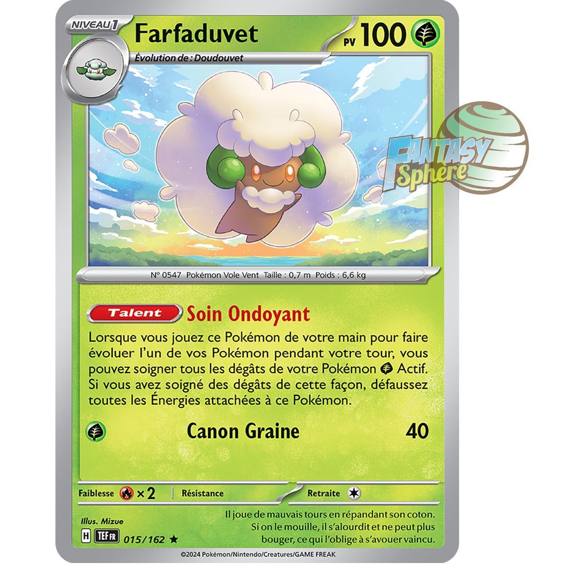 Item Farfaduvet - Holo Rare 15/162 - Scarlet and Violet Temporal Forces