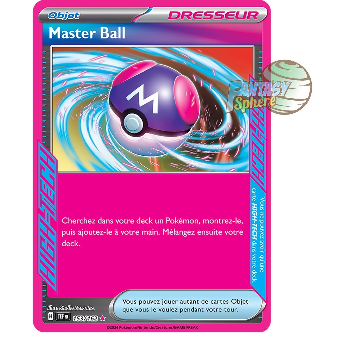 Item Master Ball - ACE SPEC rare 153/162 - Scarlet and Violet Temporal Forces