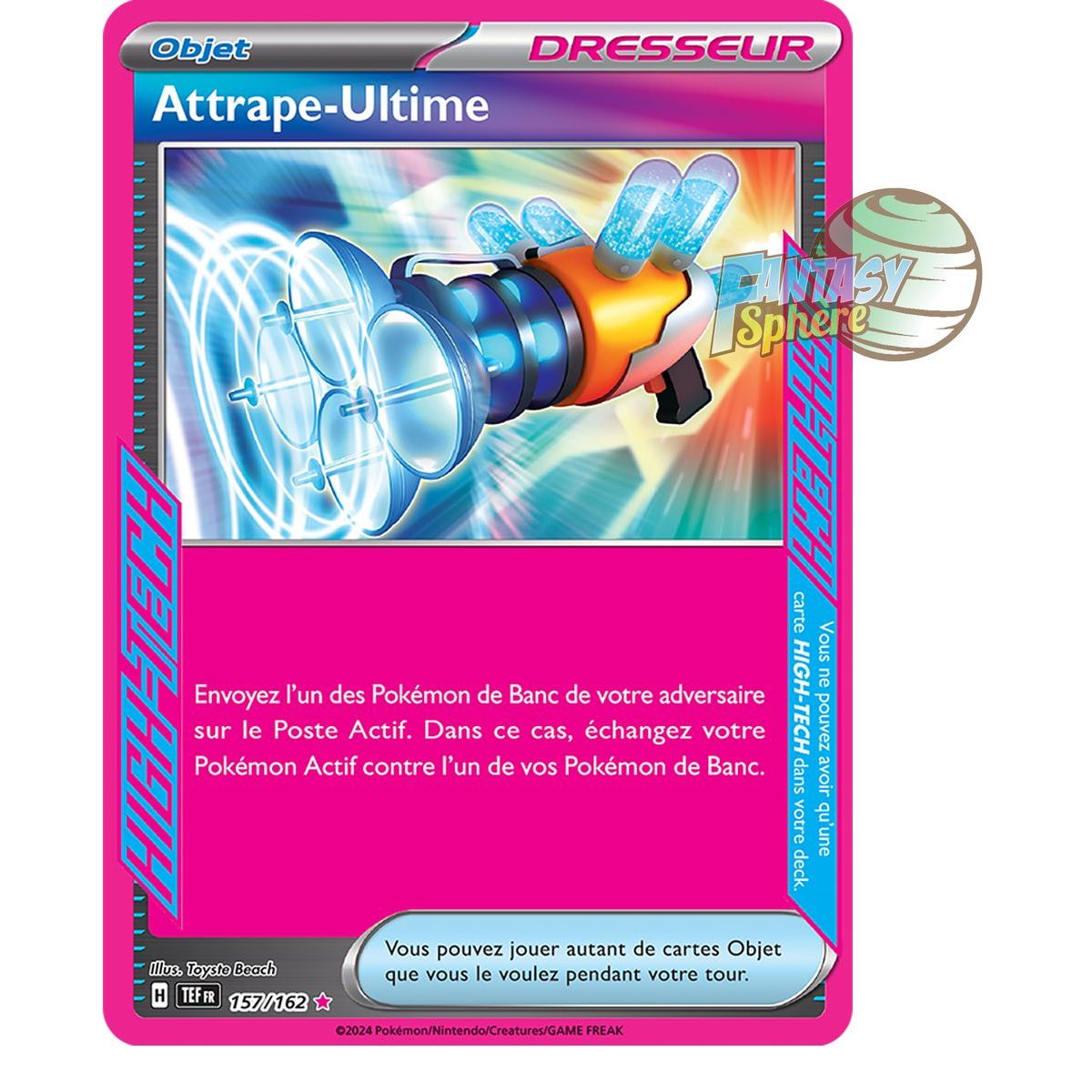 Ultimate Catcher - rare ACE SPEC 157/162 - Scarlet and Violet Temporal Forces